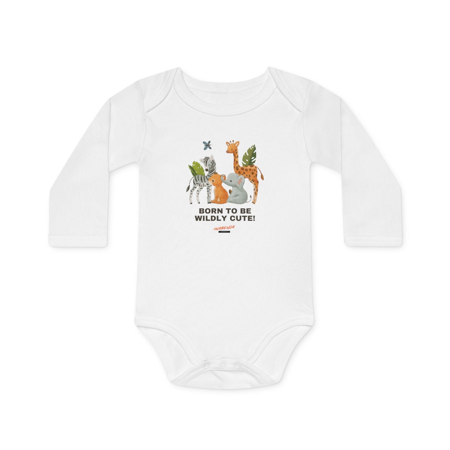 Born to Be Wildly Cute Onesie - Long Sleeve