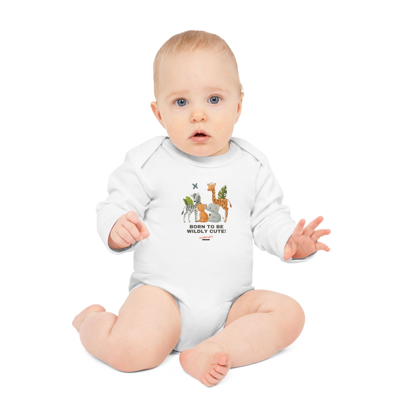 Born to Be Wildly Cute Onesie - Long Sleeve