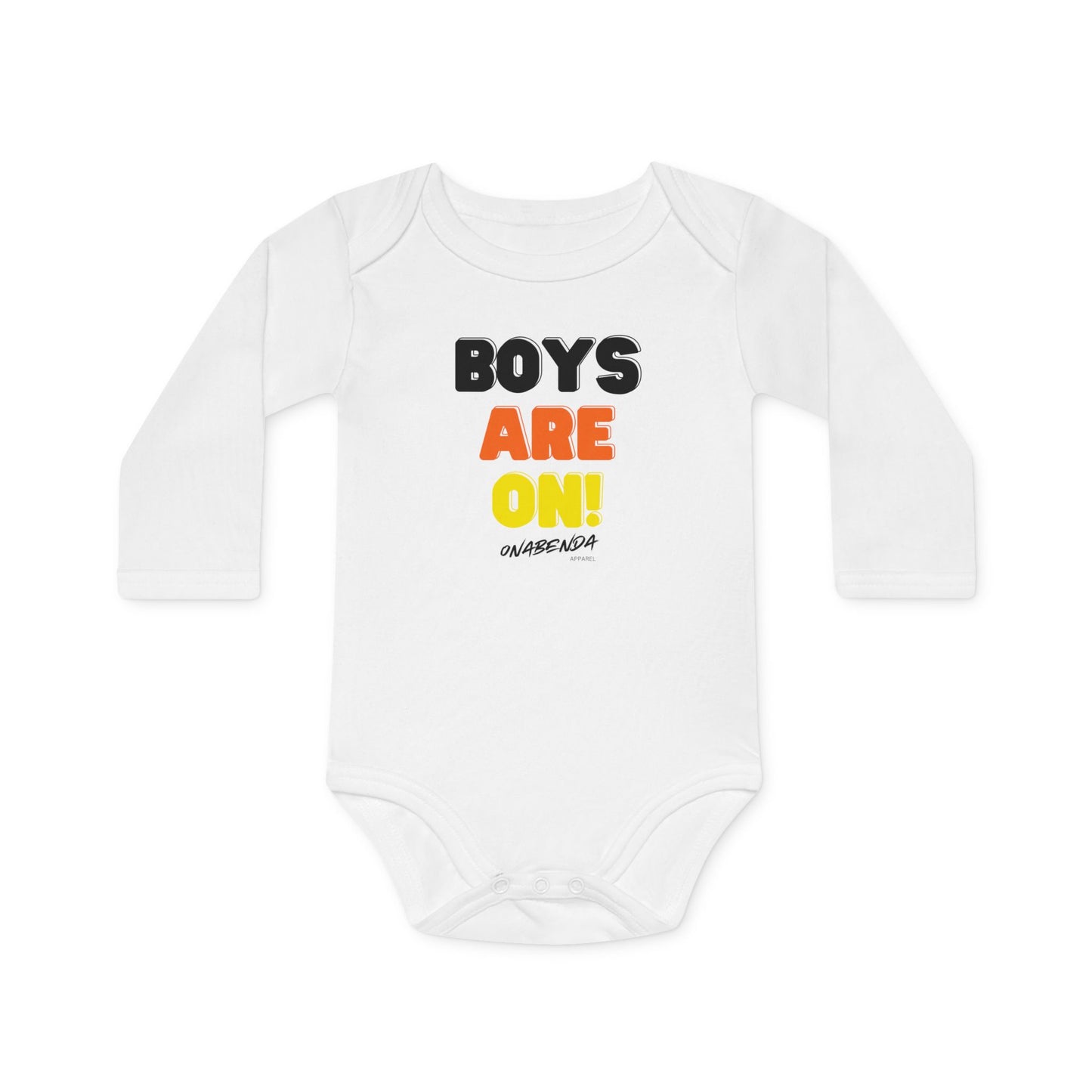 Boys Are On! Onesie - Long Sleeve