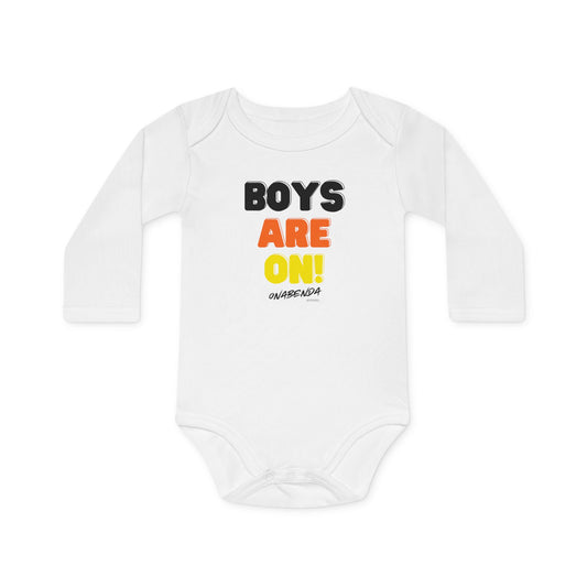 Boys Are On! Onesie - Long Sleeve