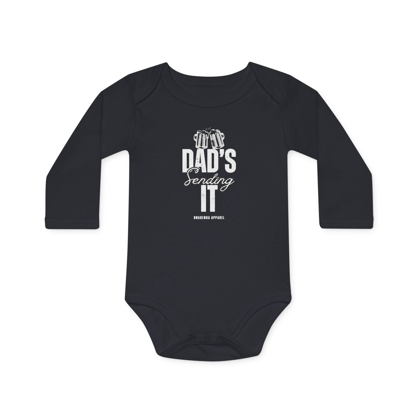 Dad's Sending It Onesie - Long Sleeve
