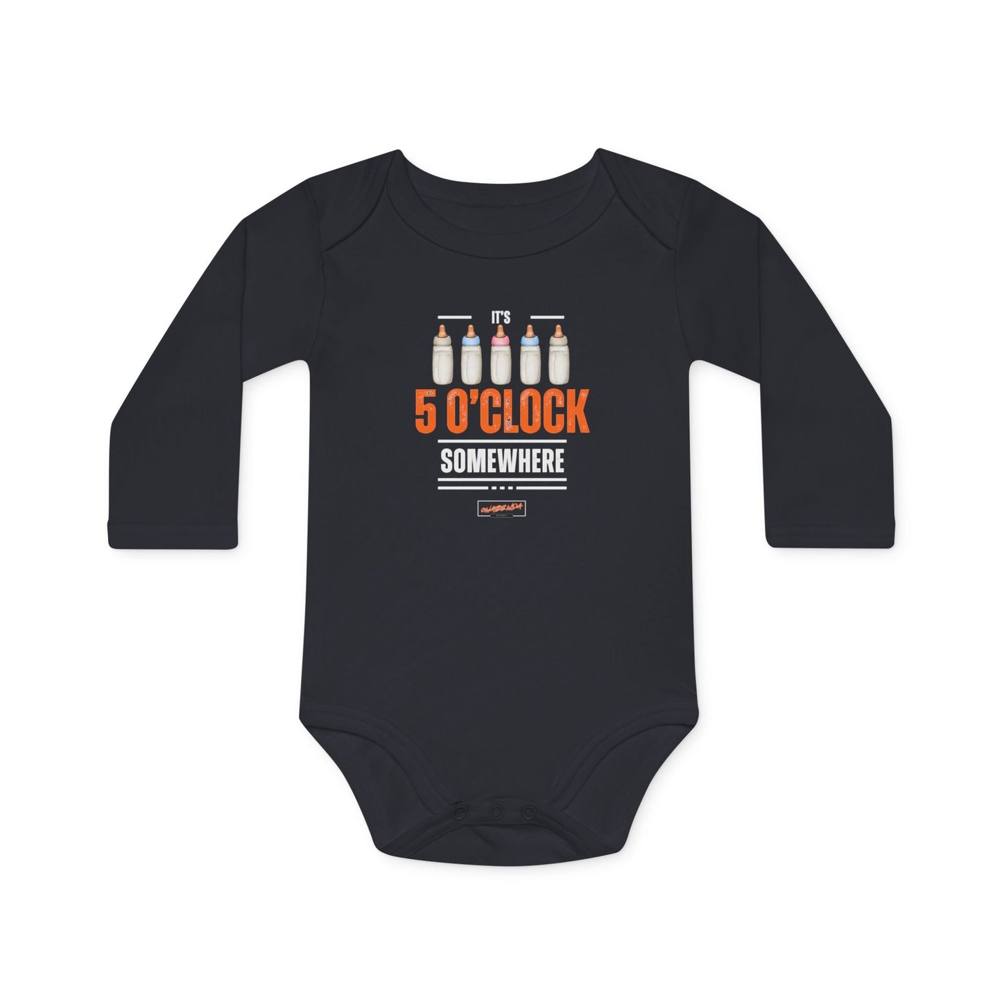 It's 5 O'Clock Somewhere Onesie - Long Sleeve