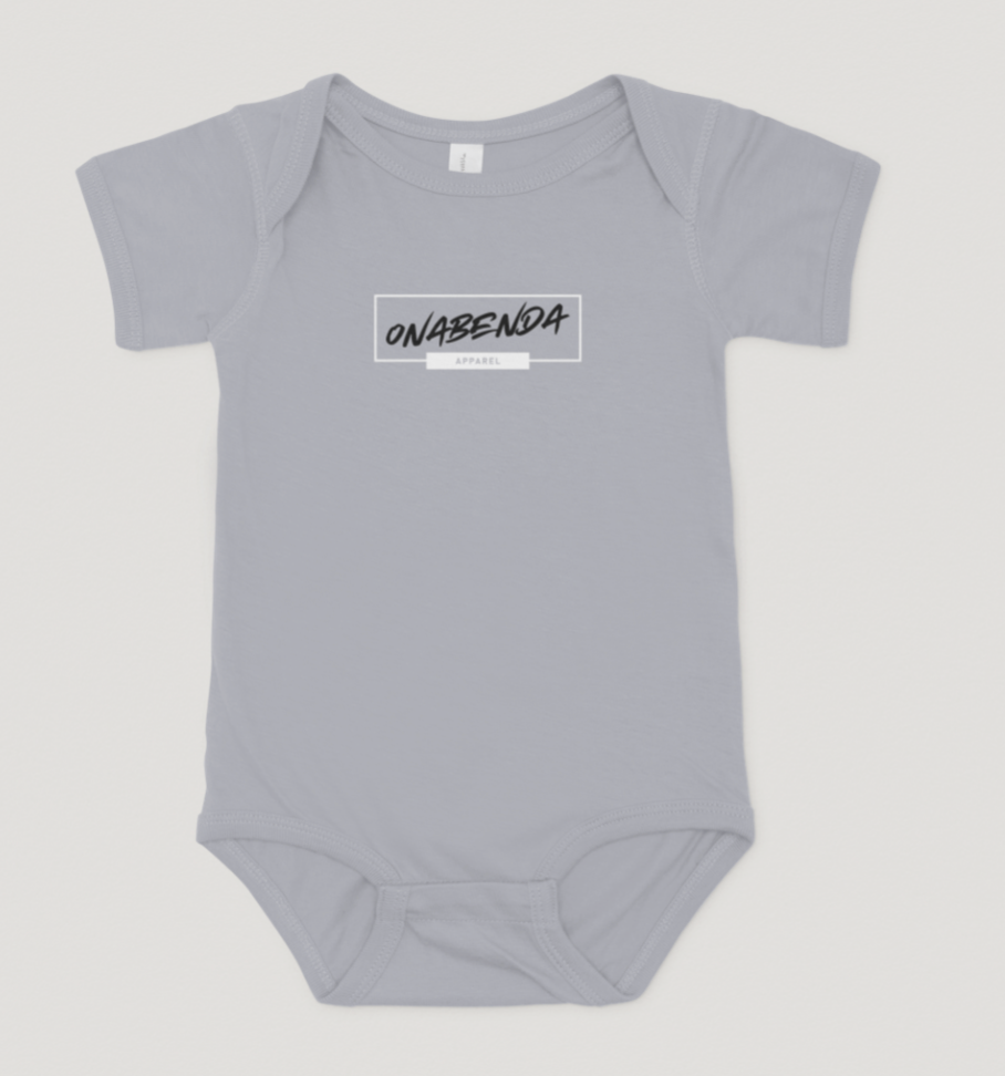 Onabenda Classic Short Sleeve White Onesie