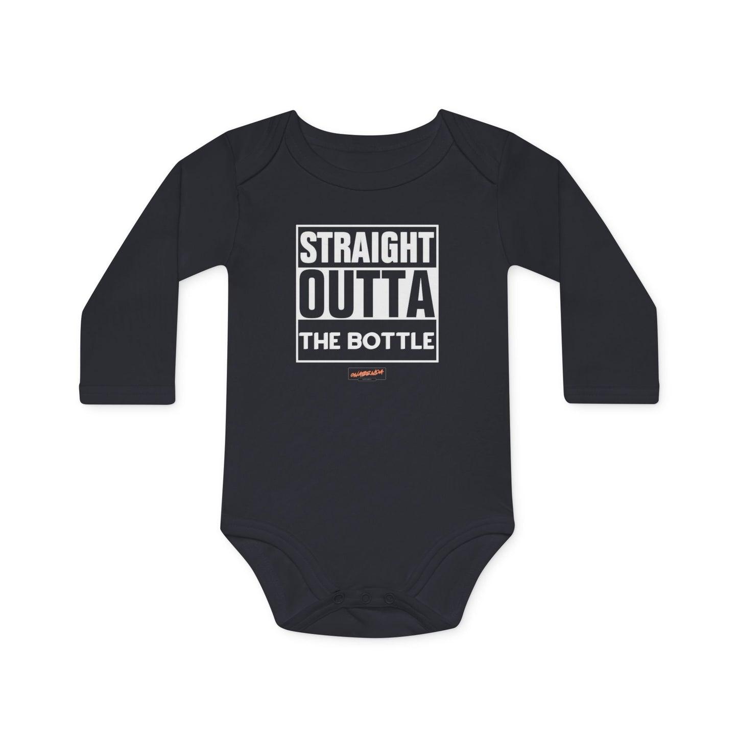 Straight Outta The Bottle Onesie - Long Sleeve
