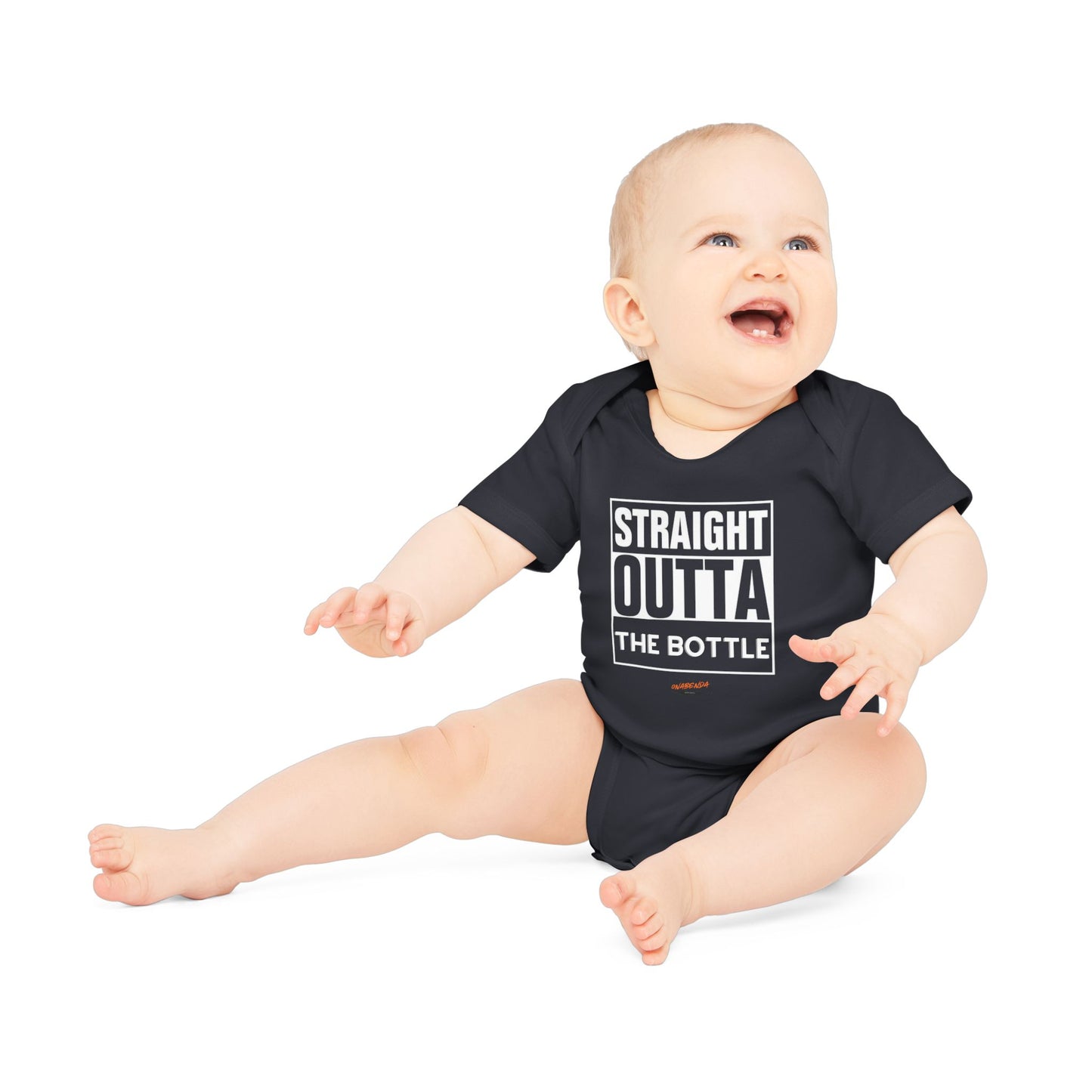 Straight Outta The Bottle Onesie - Short Sleeve