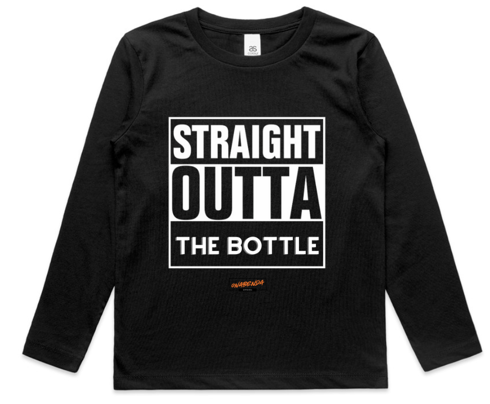 Straight Outta The Bottle Toddler Long Sleeve Tee