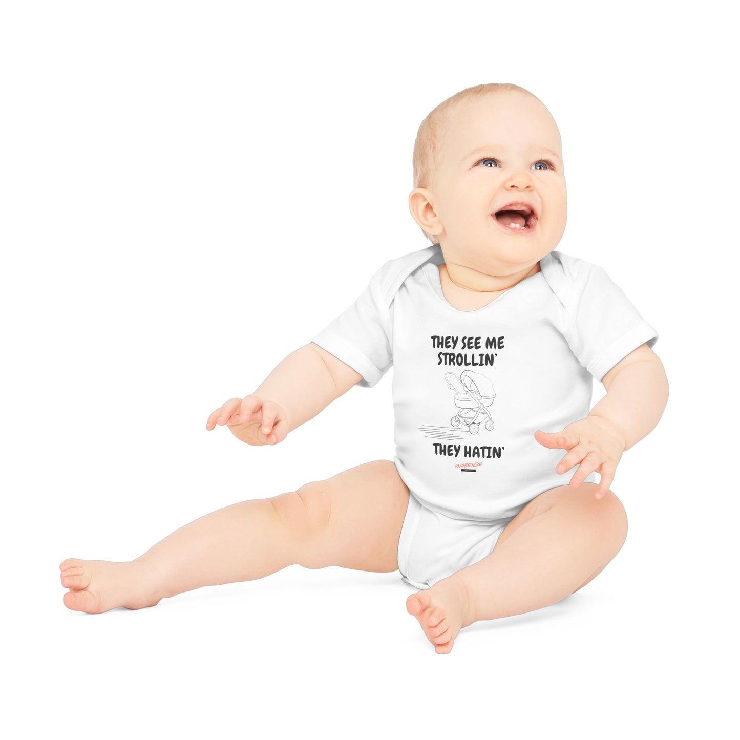 They See Me Strollin' Onesie - Short Sleeve