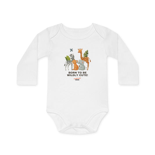 Born to Be Wildly Cute Onesie - Long Sleeve