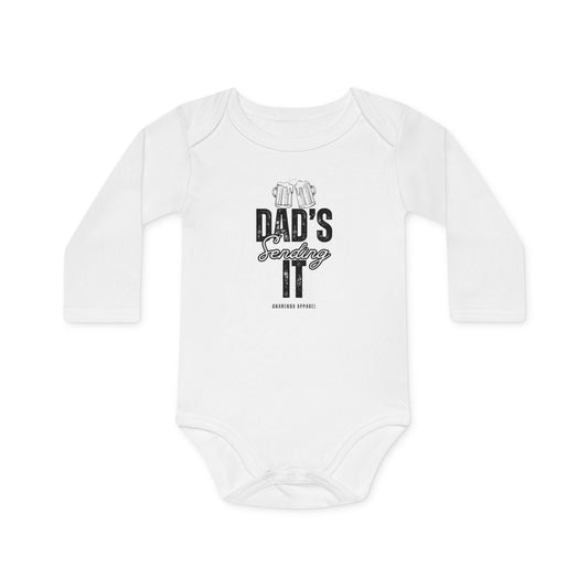 Dad's Sending It Onesie - Long Sleeve
