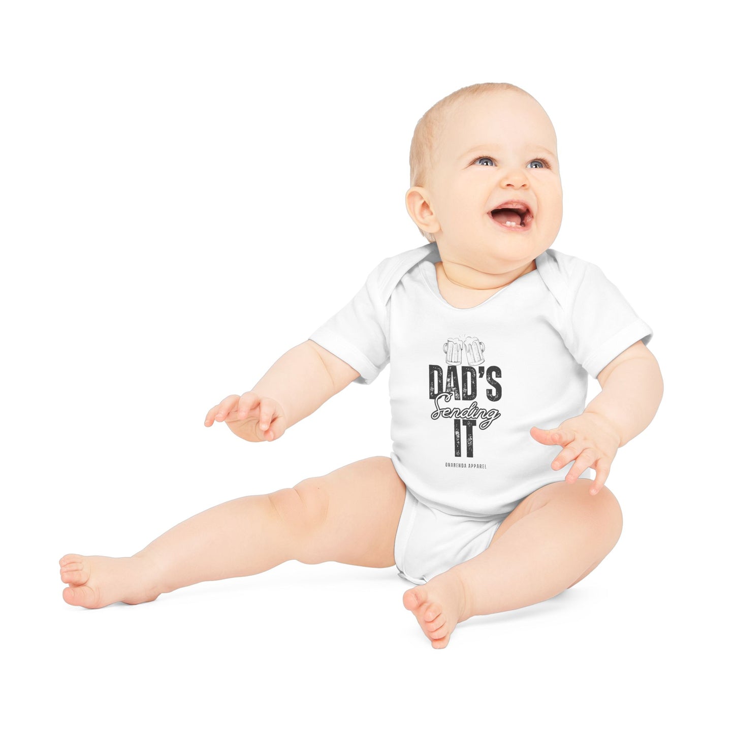 Dad's Sending It Onesie - Short Sleeve