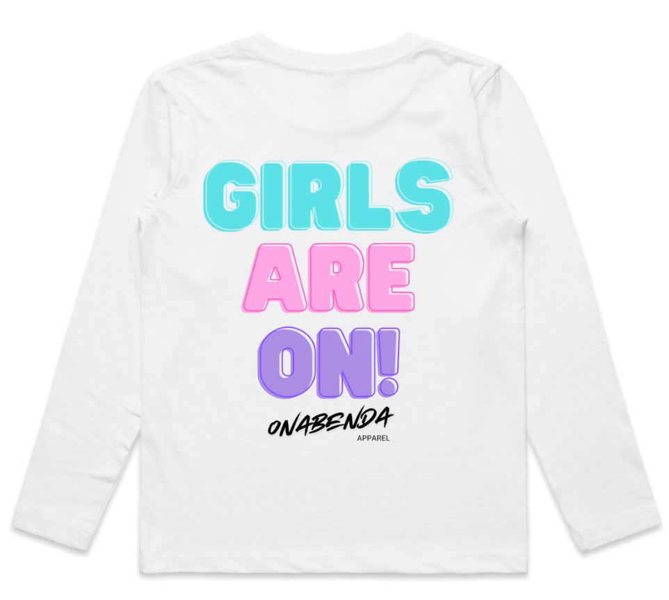 Girls Are On Toddler Long Sleeve Tee