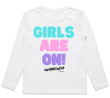 Girls Are On Toddler Long Sleeve Tee