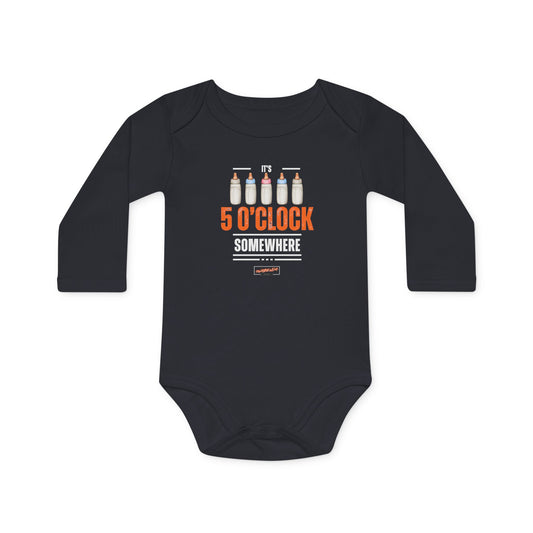 It's 5 O'Clock Somewhere Onesie - Long Sleeve