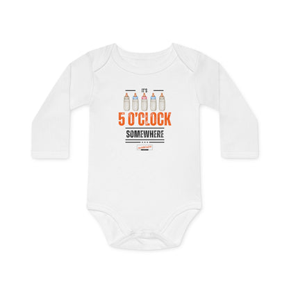 It's 5 O'Clock Somewhere Onesie - Long Sleeve