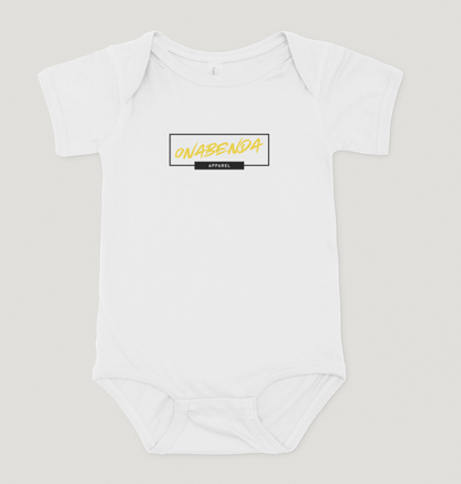 Onabenda Classic Short Sleeve White Onesie