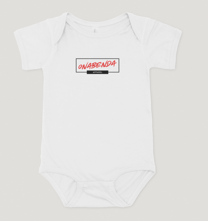 Onabenda Classic Short Sleeve White Onesie