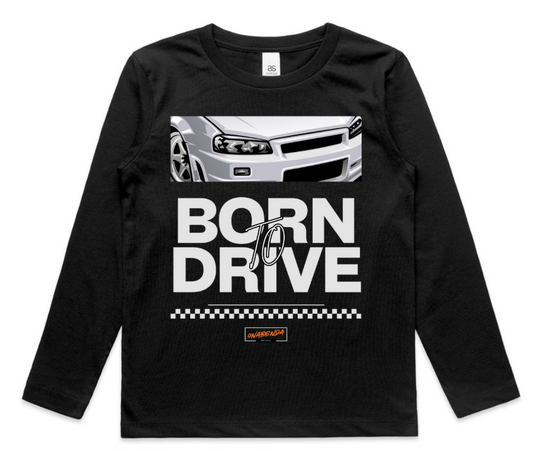 Born to Drive Toddler Long Sleeve Tee