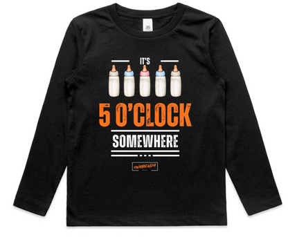 It's 5 O'Clock Somewhere Toddler Long Sleeve Tee