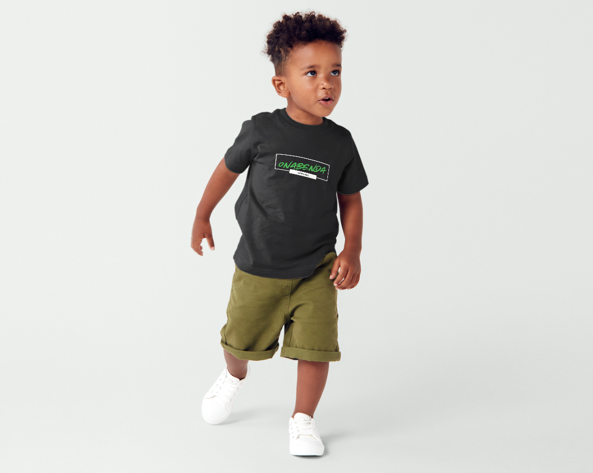 Onabenda Classic Toddler Black Tee