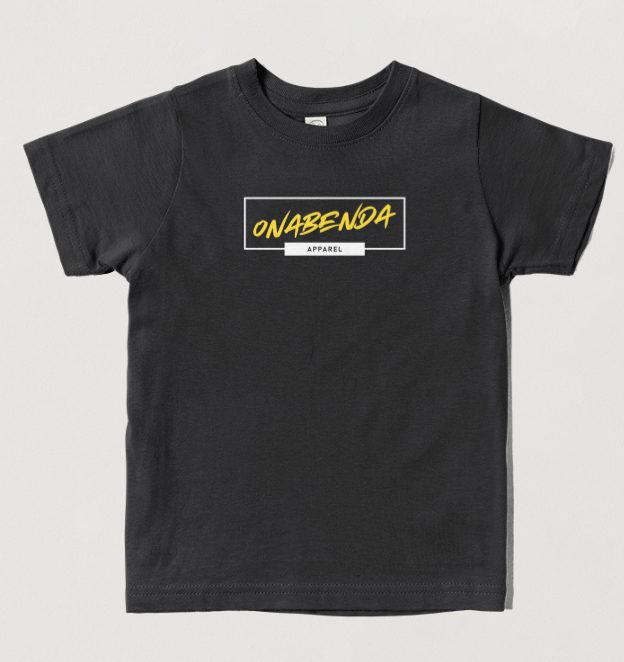 Onabenda Classic Toddler Black Tee