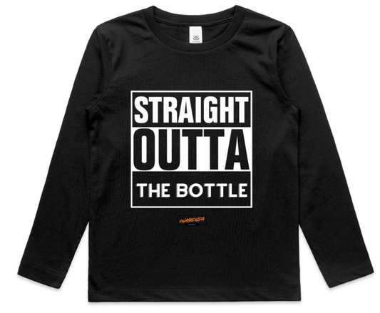 Straight Outta The Bottle Toddler Long Sleeve Tee