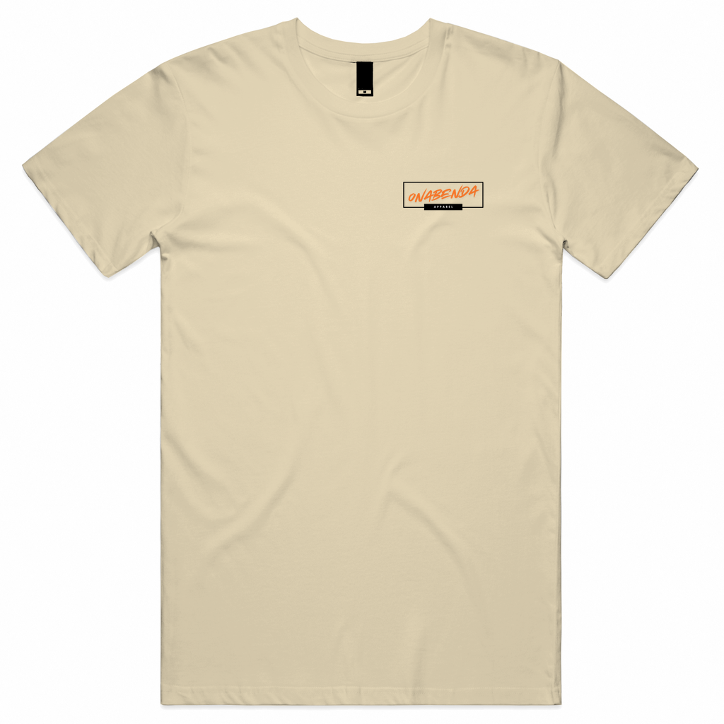 Unisex Graphic T-Shirt Australia –  off white Onabenda Cotton Tee PRINT