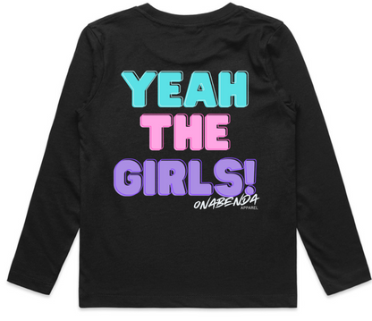 Yeah the Girls Toddler Long Sleeve Tee | Onabenda